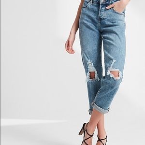Express girlfriend ripped jean